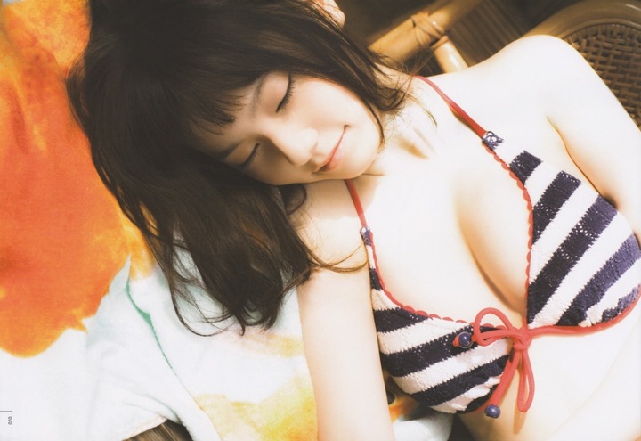 【エロgif画像100枚】ぱるるってお乳は無駄にあるからムカつく　AKB48 54