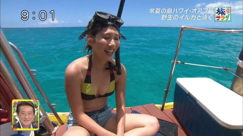 旅サラダでサップヨガを楽しむ春輝さんのエロキャプ画像 10