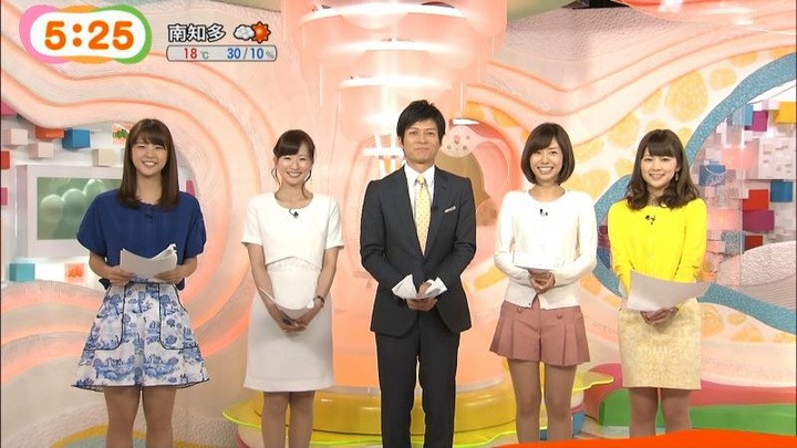 めざましテレビで女子アナがミニスカ&太ももを晒してるエロキャプ画像まとめ 21