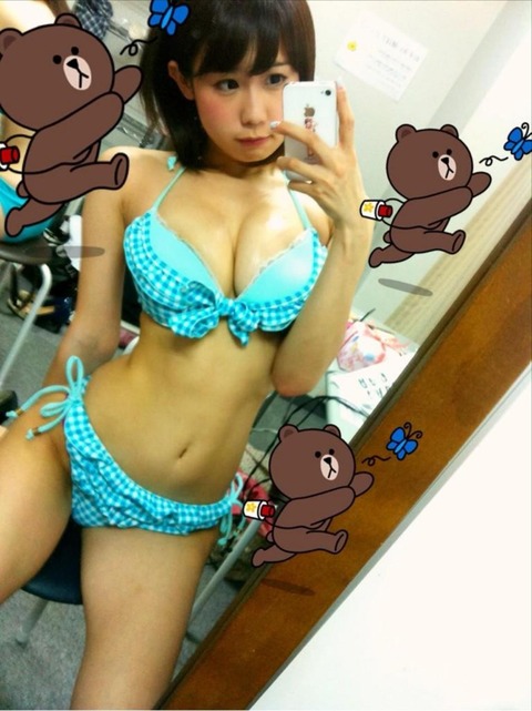 【グラドル自画撮り部エロ画像】こいつら男のツボを完全に抑えすぎてて怖いｗｗｗｗｗｗ 15