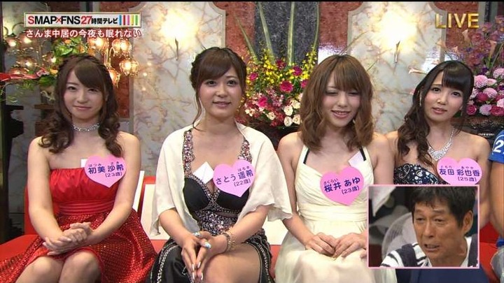 27時間テレビで人気AV女優がパンチラしてる 3