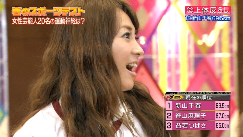 【エロ画像】ロンドンハーツで尾崎ナナ、磯山さやか、手島優、益若つばさが胸チラしまくりｗ 95