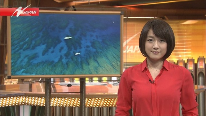 大島由香里　女子アナウンサーの着衣巨乳がエロいキャプ画像30枚 1