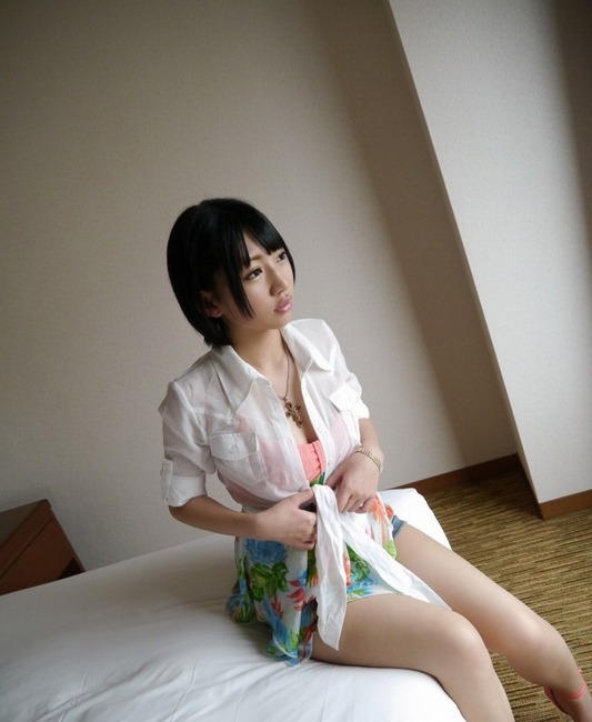 乙葉ななせ/山下優衣　ショートカットの可愛い女の子をラブホでハメドリしてるエロ画像80枚 20