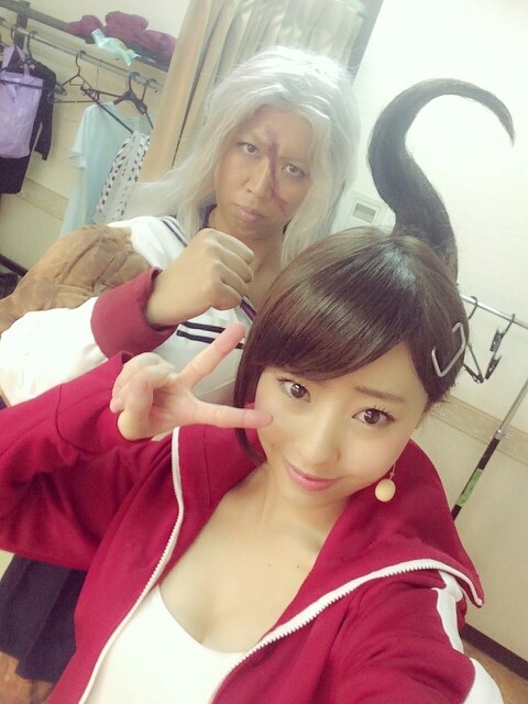 【画像大量】神田沙也加、胸の谷間あらわ･･･『ダンガンロンパ』衣装姿に「オッパイに目が釘付けされてまうううぅぅぅーーーww！｣など絶賛の声 14