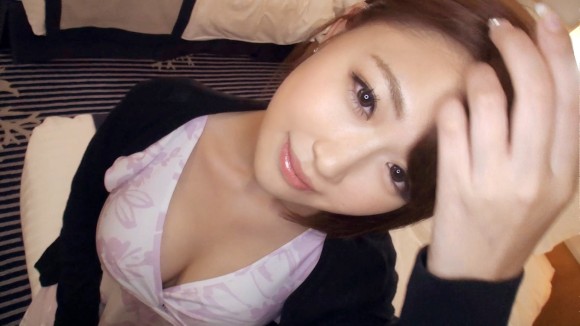 ショートで巨乳なお姉さんの乳首をコリコリしてハメ撮り 3