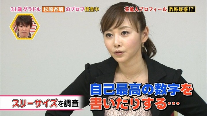 杉原杏璃　巨乳グラドルのすっぴんや胸の谷間がエロい画像まとめ 9