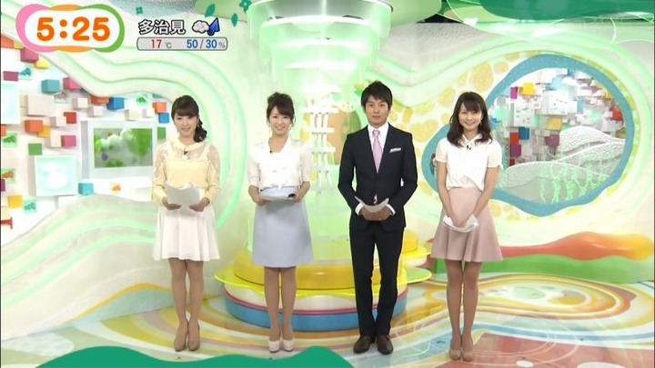 めざましテレビで女子アナがミニスカ&太ももを晒してるエロキャプ画像まとめ 4