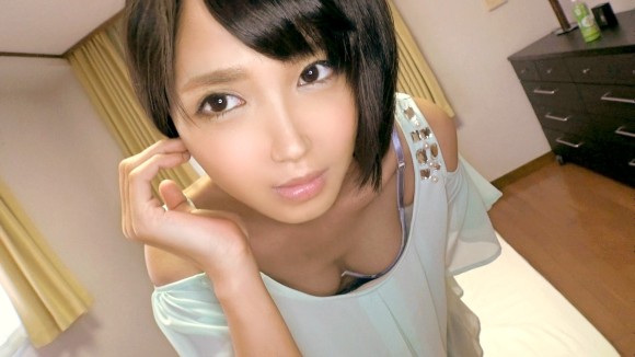 ショートカットの素人美少女をパコパコしまくってるハメ撮りエロ画像 5
