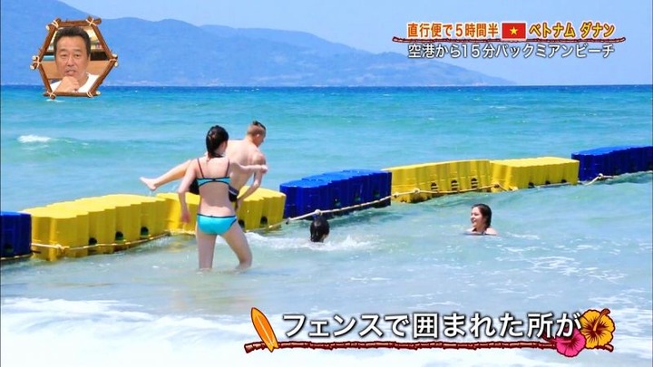 海外の水着美女のレポーターがエロい画像 16