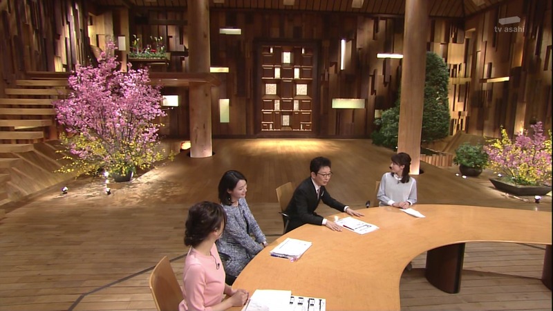 青山愛女子アナの着衣おっぱい　報道ステーション 25