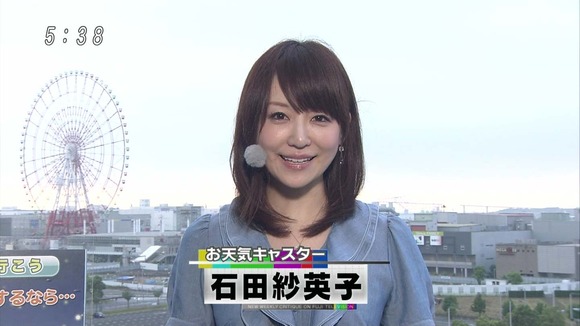 石田紗英子 お天気キャスターのグラビア画像がエロい 3