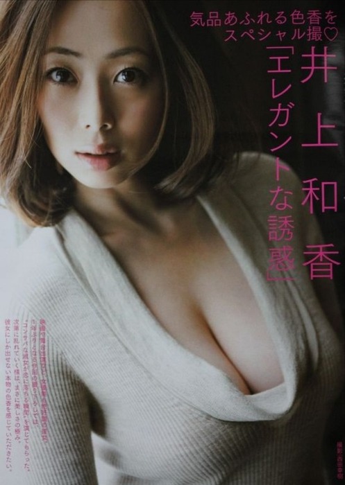 井上和香・ワカパイの巨乳おっぱいで抜けるエロ画像30枚 13