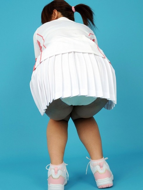 テニスコスプレしてる女の子とエッチなことしてるエロ画像 3