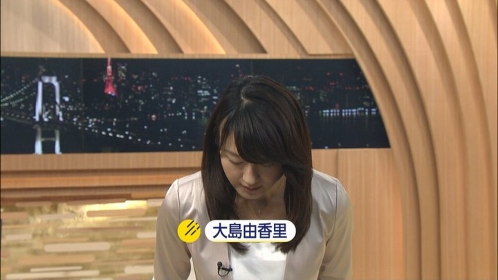 大島由香里 女子アナウンサーのおっぱいが大きくて気になるエロ画像 4