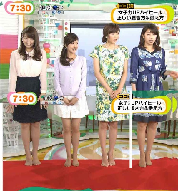 めざましテレビで女子アナがミニスカ&太ももを晒してるエロキャプ画像まとめ 1