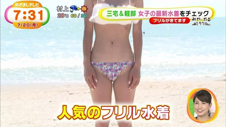 都心で素人水着ギャルが踊ってるエロ画像 6