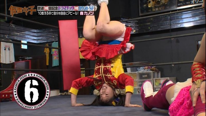 仮面女子がミニスカでプロレスしてるエロキャプ画像まとめ 13