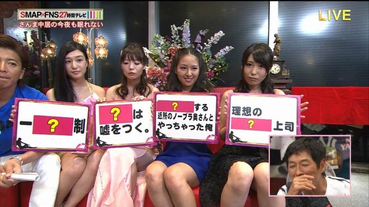 27時間テレビで人気AV女優がパンチラしてる 28