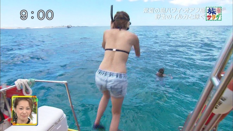 旅サラダでサップヨガを楽しむ春輝さんのエロキャプ画像 3