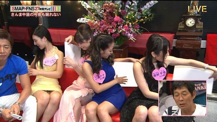 27時間テレビで人気AV女優がパンチラしてる 23