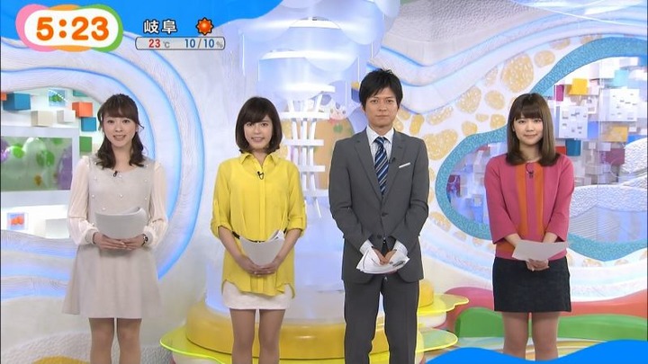 めざましテレビでミニスカの女子アナの太ももがエロい画像30枚 27