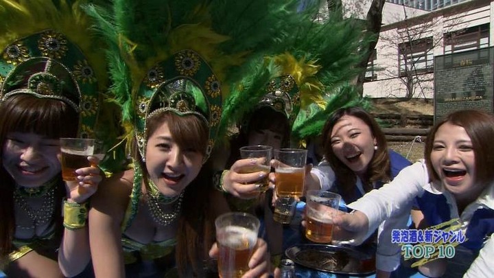 ランク王国でサンバガールとOLが花見してるエロ画像 29
