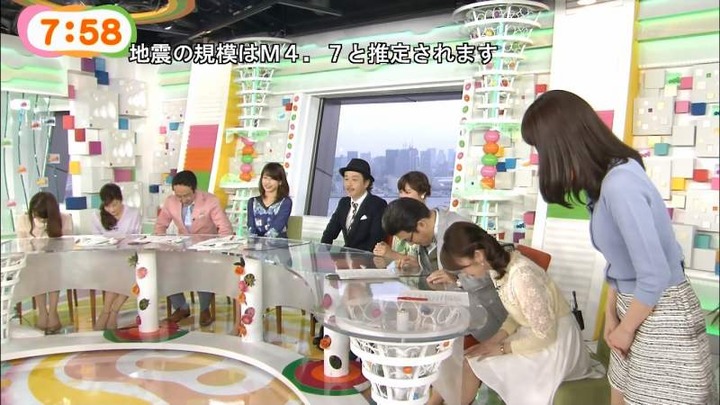 めざましテレビで女子アナがミニスカ&太ももを晒してるエロキャプ画像まとめ 20