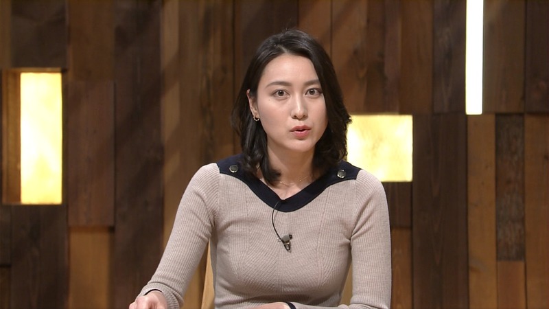小川彩佳（39）女子アナウンサーの着衣巨乳おっぱいがエロい画像 10