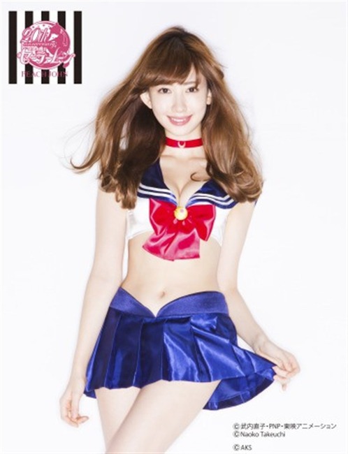 AKB48小嶋陽菜・こじはるがセーラームーンのコスプレしてるエロ画像 7