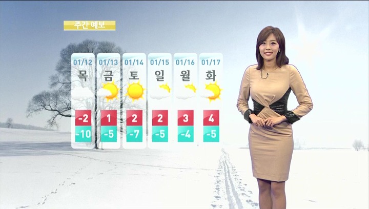韓国のお天気お姉さんのミニスカートがエロい画像 19
