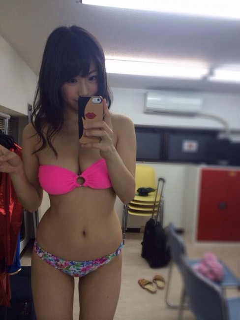 鈴木ふみ奈の自撮り写メが抜けるエロ画像 6