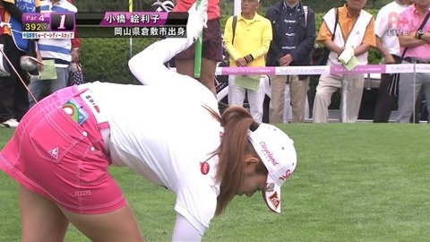 【パンチラTVエロキャプ画像】女子ゴルフ中継が最近パンチラ見るなら鉄板らしいわｗｗｗｗｗ 31