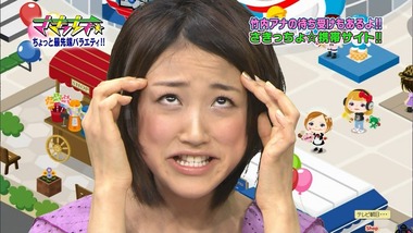 【gif画像あり】竹内由恵を襲ったHな放送事故 17