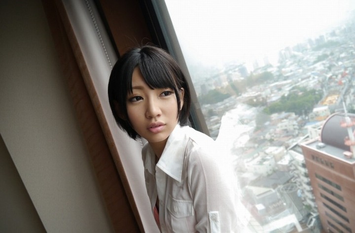 乙葉ななせ/山下優衣　ショートカットの可愛い女の子をラブホでハメドリしてるエロ画像80枚 16