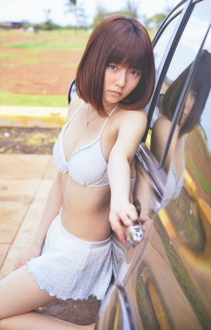 【エロgif画像100枚】ぱるるってお乳は無駄にあるからムカつく　AKB48 11