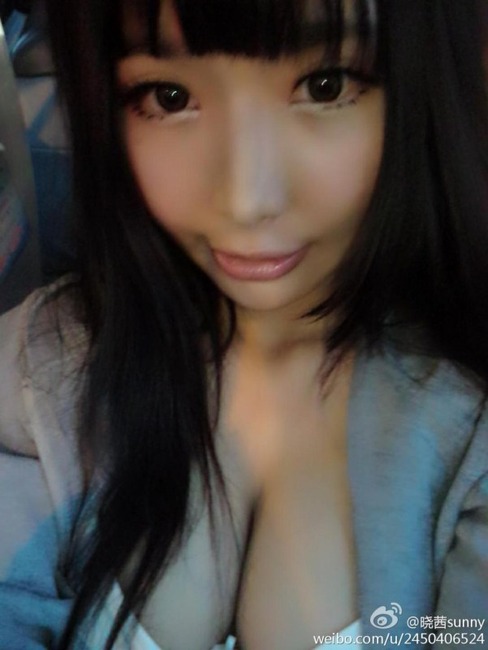 爆乳中国人、晓茜sunnyの自撮り写メ、エロ画像 31
