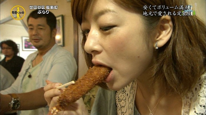女子アナ達がフェラしてるように見えちゃうエロキャプ画像 19