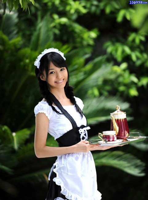希志あいの　元グラビアアイドルのAV女優がメイドコスプレで脱いでるエロ画像70枚 13