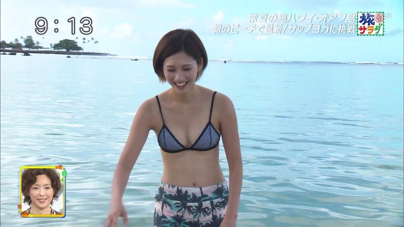 旅サラダでサップヨガを楽しむ春輝さんのエロキャプ画像 17