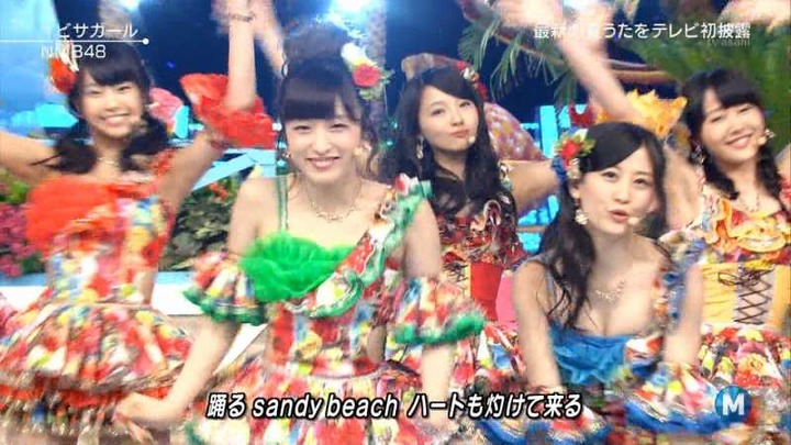Mステに出演してるNMB48メンバーの衣装がエロい 19