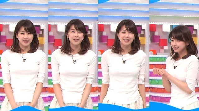 カトパンのパンチラや胸チラしてるエロ画像 10