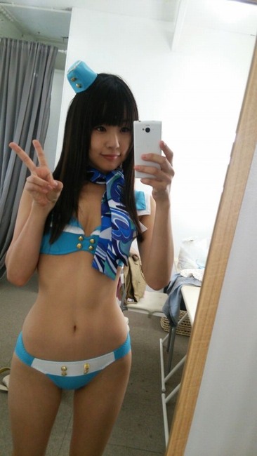 AV女優のつぼみが生理ナプキンのようなパンツを履いて自撮りしてるｗ 8