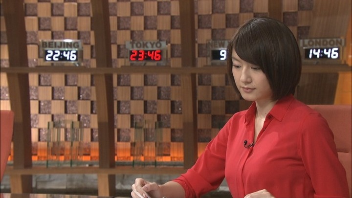 大島由香里　女子アナウンサーの着衣巨乳がエロいキャプ画像30枚 12