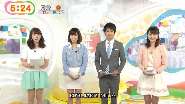 めざましテレビで女子アナがミニスカ&太ももを晒してるエロキャプ画像まとめ 29