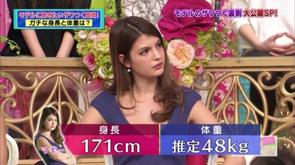 ViVi専属モデル マギーの胸の谷間がエロいキャプ画像30枚 27