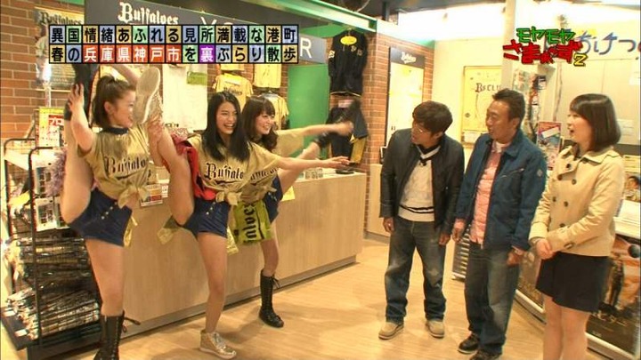 モヤさまでオリックス女子のY字バランスがエロい画像 16