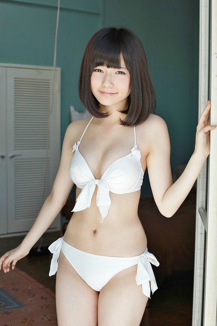 【エロgif画像100枚】ぱるるってお乳は無駄にあるからムカつく　AKB48 8