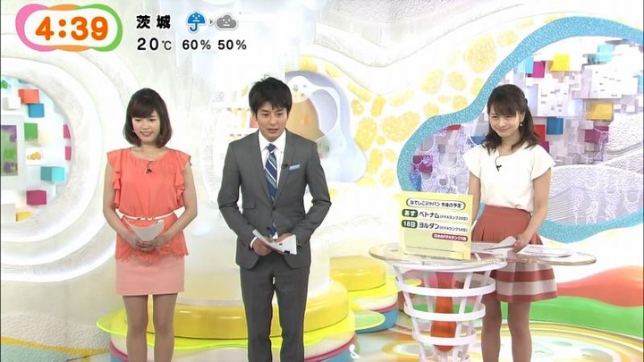 めざましテレビでミニスカの女子アナの太ももがエロい画像30枚 8