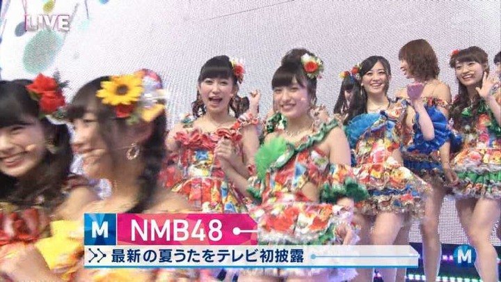Mステに出演してるNMB48メンバーの衣装がエロい 10